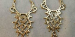 Brass Hanging Earrings