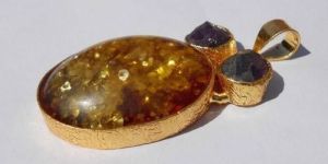 Yellow Tourmaline Pendant