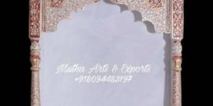 Traditional Marble Temple ( Gold Painted)