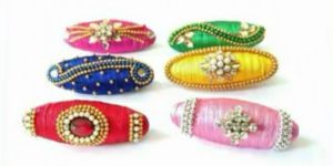 Handmade Silk Thread Saree Pins