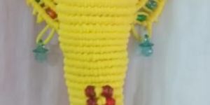 Macrame Ganesha Wall Hanging