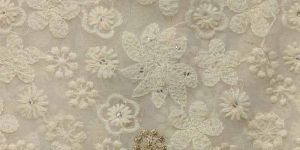 Zari and Sequin Embroidery Fabric