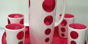 Plastic Jug & Glass Set