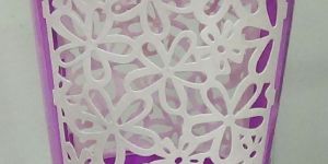 Plastic Laundry Basket with Lid