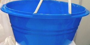 Plastic Oval Tub with Handle