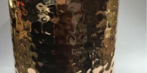 Copper Hammered Mug without Handle