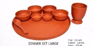 Terracotta Large Dinner Set