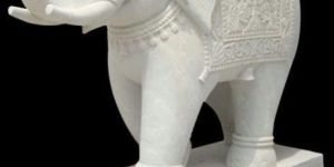 Marble Elephant Statues