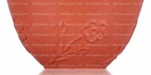 Yogurt Cup Embossed Flower Design