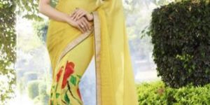 Shaily Kajal Agarwal Georgette Saree