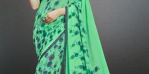 Shaily Printed Georgette Saree