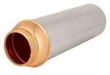 Steel Finish Copper Water Bottle with Joint