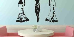 Decor Kafe Art Ladies Wall Sticker