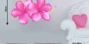 Decor Kafe Pink Flower Wall Sticker