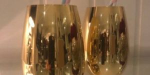 Wine Gold Glasses