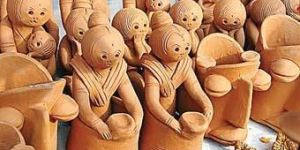 Clay Pottery Sculptures