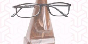 Wooden Nose-shaped Eyeglass Holder