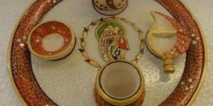 Marble Pooja Thali