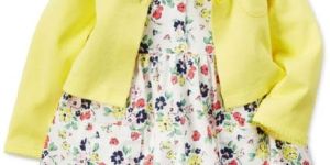 Sweatshirt Floral Printed Baby Gown