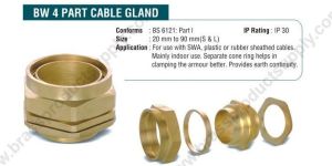 BW 4 Teil Kabelverschraubung