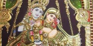 Radha Krishna Tanjore Paintings