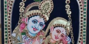 Tajore Painting Ratha Krishna Ovel