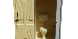 Single Cabinet White FRP Toilet