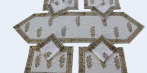 Hand Block Print Table Mats & Runners
