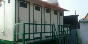 10 Seater PUF Mobile Bio Toilet