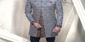 Plain Indo Western Sherwani