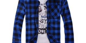 Mens Full Sleeves Check Shirts