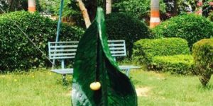 Hanging Clay Leaf