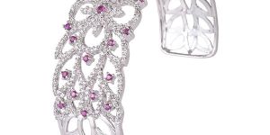 Silver Half Round Kada