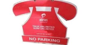 Advertisement No Parking Sign Board