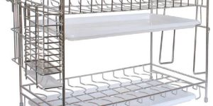 Stainless Steel Kitchen Plate Rack