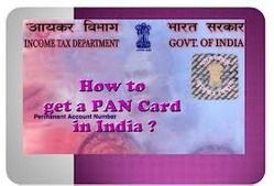Pan Card Application Form India
