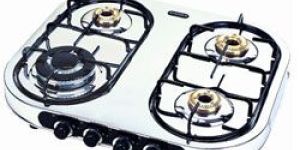 SS Oval Body Four Burner Gas Stop