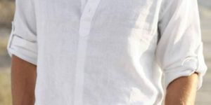 Mens White Linen Shirts