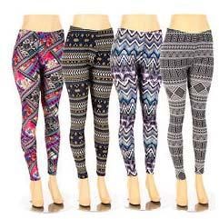 Ladies Printed Color Leggings