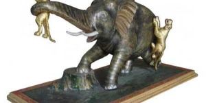 Wooden Elephant Statue