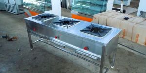 Three Burner Cooking Range