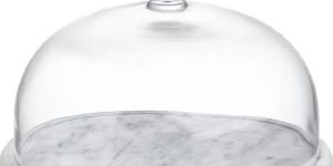 White Marble Cheese Dome