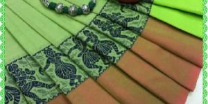 VB 80 Count Chettinad Cotton Sarees with Kalamkari Blouse
