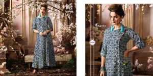 Veeara Rayon Printed Anarkali Kurtis