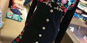 Woollen Embroidery Long Kurtis