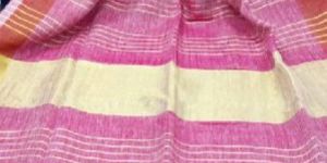 Zari Linen Check Sarees