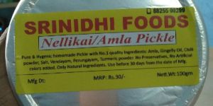Srinidhi Pickles