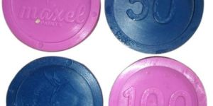 36mm Embossed Round Plastic Tokens
