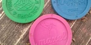 40mm Embossed Round Plastic Tokens