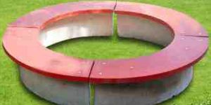 Round Shape Curved Bench